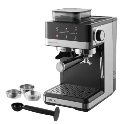 SENCOR SES 5000SS ESPRESSO COFFEE MACHINE WITH A BUILT-IN GRINDER - CompuGhana