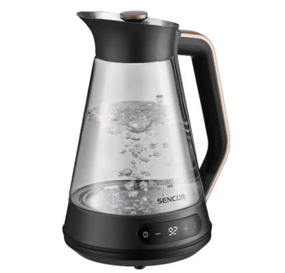 SENCOR 1.5L SWK 1595BK GLASS VARIABLE TEMPERATURE ELECTRIC KETTLE - CompuGhana