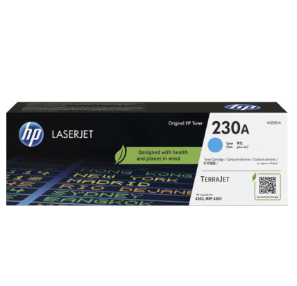 HP 230A Cyan Original LaserJet Toner Cartridge