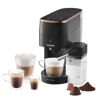 SENCOR SCC 3000BK COFFEE MACHINE 3-IN1 MULTI-CAPSULE