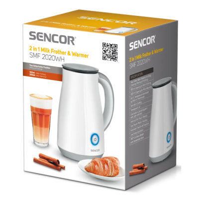 SENCOR SMF 2020WH 2IN1 MILK FROTHER AND WARMER