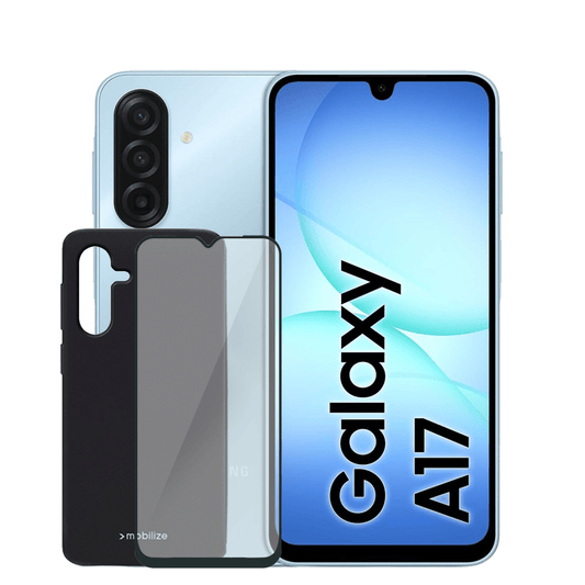Samsung Galaxy A17 (A175F/DS) 128GB 6GB RAM Gray + Free Cover & Screen Protector