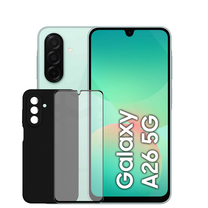 SAMSUNG GALAXY A26 A266B/DS 256GB 8GB RAM 5G + FREE SCREEN PROTECTOR + BACK COVER & SMART WATCH