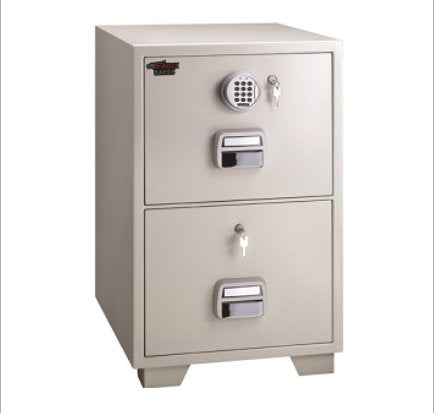EAGLE SAFE SF680-2EKK FIRE RESISTANT FILE CABINET W/ELECTRONIC LOCK ONLY+ KEY LOCK
