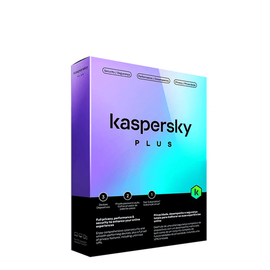 KASPERSKY PLUS INTERNET SECURITY 3 USERS - CompuGhana