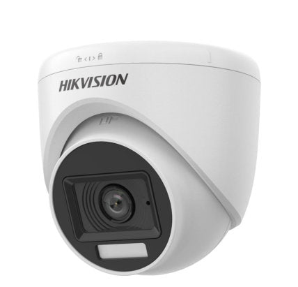 Hikvision 3k Dual Light Fixed Turret Camera With Build in mic ds-2ce76k0t-lpfs 2.8mm - CompuGhana