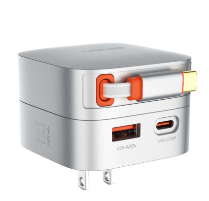 LDNIO Q9 8OCM RETRACTABLE USB-C CABLE CHARGER