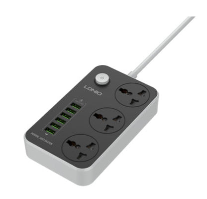LDNIO 3 SOCKET + 6 USB PORTS SC3604C