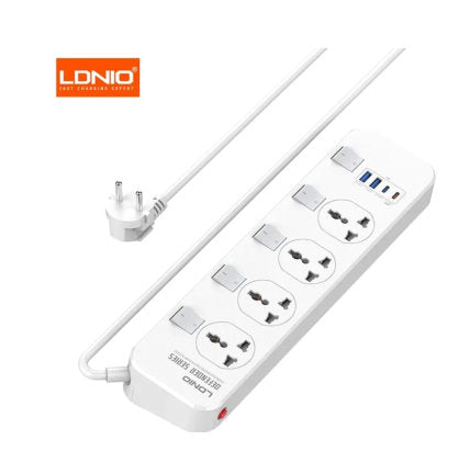 LDNIO SC4408C 4 UK SOCKET + PD20W USB
