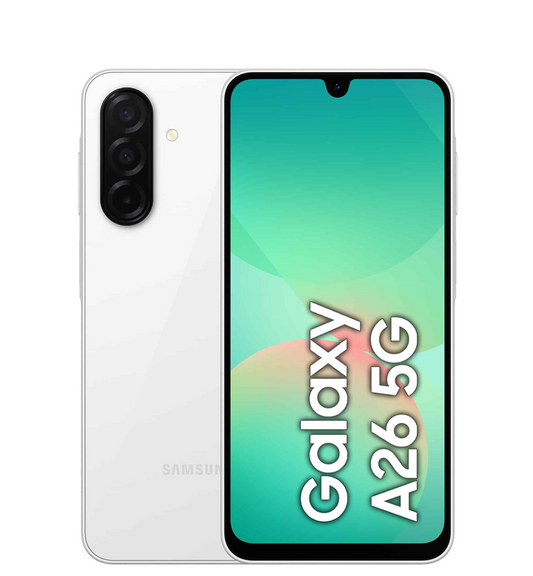 SAMSUNG GALAXY A26 A266B/DS 128GB 6GB 5G  -White
