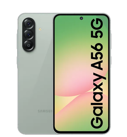 SAMSUNG GALAXY A56 A566B/DS 128GB 8GB RAM 5G + FREE PHONE COVER & SCREEN PROTECTOR