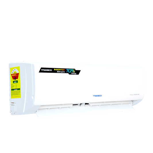 NASCO NAS - T12V1 AC 1.5 HP R32 WHITE - CompuGhana