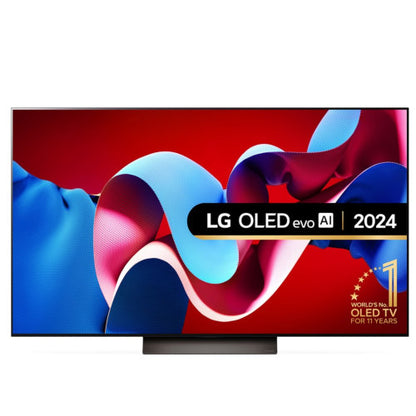 LG 55 Inch LG OLED evo AI C4 4K Smart TV AI Magic remote Dolby Vision Television