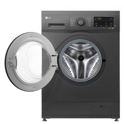 LG 7KG F2J3QYL6J AI DD™ WASHING MACHINE - SILVER - CompuGhana