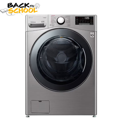 LG Front Load (Wash & Dry)Washing Machine 16/10kg, Silver, Inverter Direct Drive Motor, TurboWash, TrueSteam, Smart ThinQ