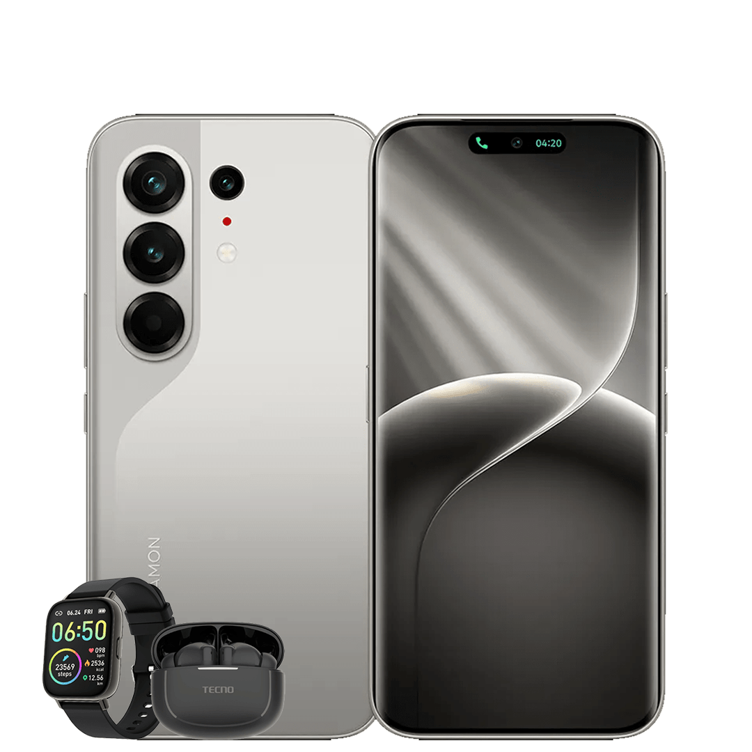 TECNO CN5C CAMON 50 PRO 256GB 8GB RAM + FREE EAR BUD & SMART WATCH - CompuGhana