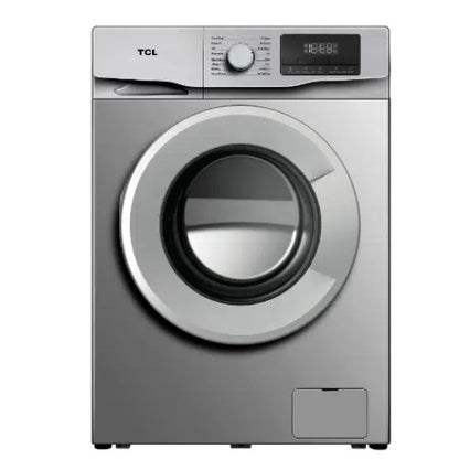 TCL 8KG FRONT LOAD WASHING MACHINE  SILVER
