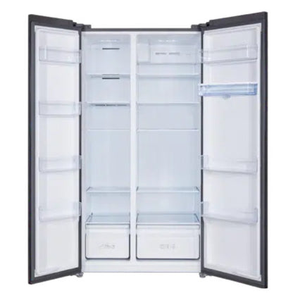 TCL 607L SIDE BY SIDE FRIDGE SILVER - P520SBN