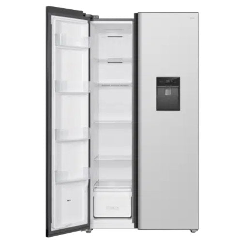 TCL 607L SIDE BY SIDE FRIDGE SILVER - P520SBN