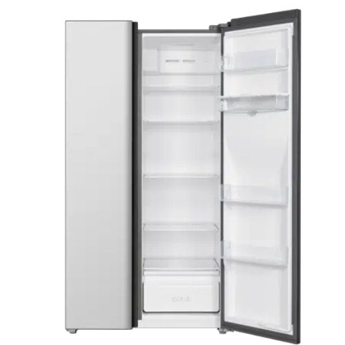 TCL 607L SIDE BY SIDE FRIDGE SILVER - P520SBN
