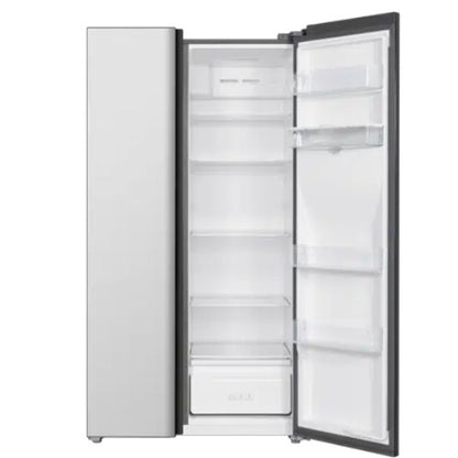 TCL 607L SIDE BY SIDE FRIDGE SILVER - P520SBN