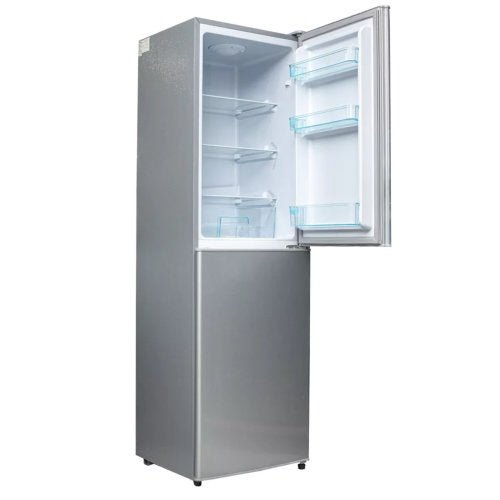 NASCO NASD2 - 24FL 196L BOTTOM FREEZER FRIDGE - LIGHT GRAY - CompuGhana