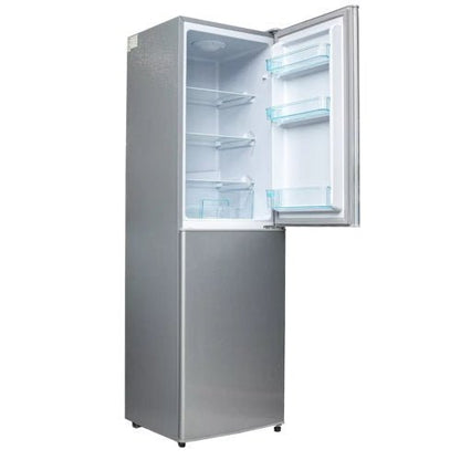 NASCO NASD2 - 24FL 196L BOTTOM FREEZER FRIDGE - LIGHT GRAY - CompuGhana