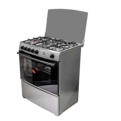 NASCO AMG80S 5 BURNERS GAS COOKER - SILVER - CompuGhana
