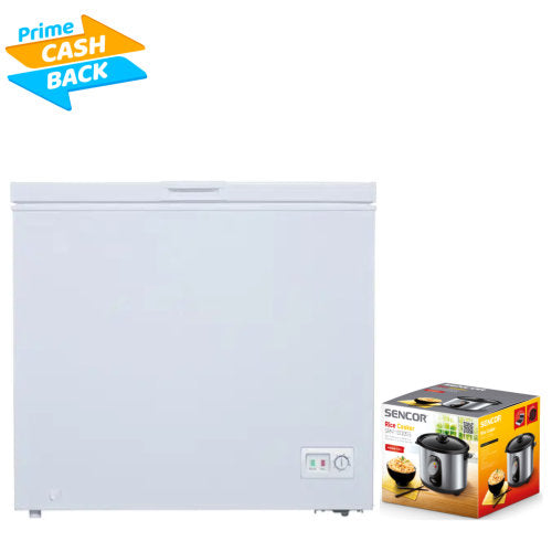 TCL 208L CHEST FREEZER WHITE F208CF