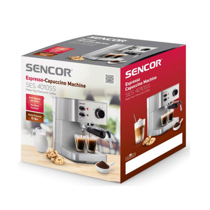 SENCOR SES 4010SS ESPRESSO/CAPPUCCINO MACHINE