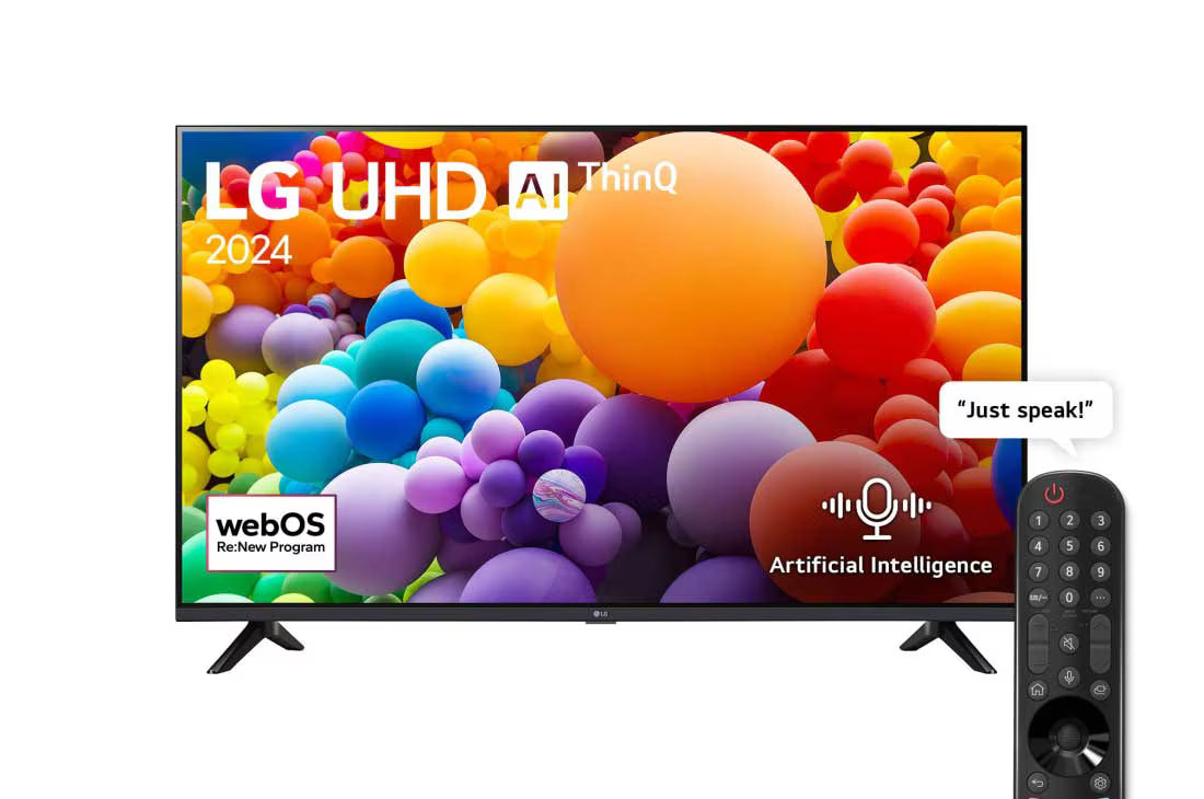 LG 65'' LED 65UT73006LA  UHD SMART SATELLITE 4K TELEVISION