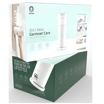 GREEN LION 3IN1 MINI IRON LINT CORDLESS WHITE