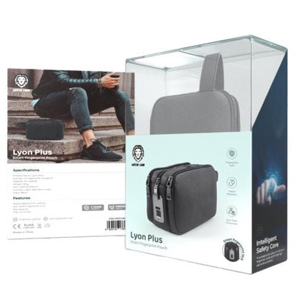 GREEN LION LYON PLUS SMART FINGERPRINT POUCH BLACK - CompuGhana