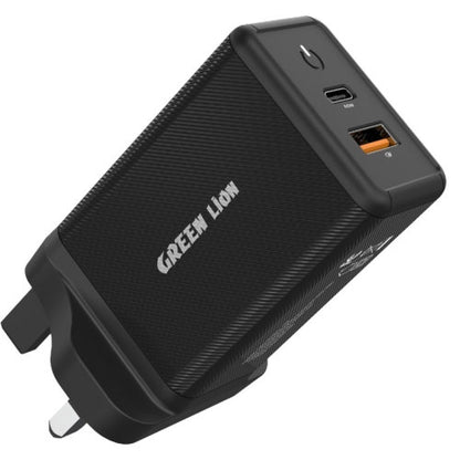 GREEN LION 65W GAN WALL CHARGER BLACK - CompuGhana