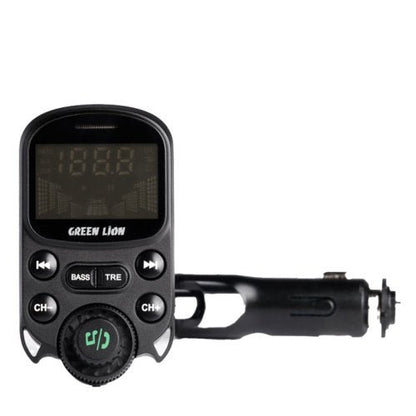 GREEN LION FM CAR CHARGER 2 BT HANDS - FREE BLACK - CompuGhana