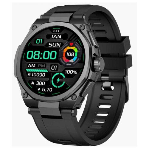 GREEN LION GRAND SMART WATCH WITH BLACK CASE - CompuGhana