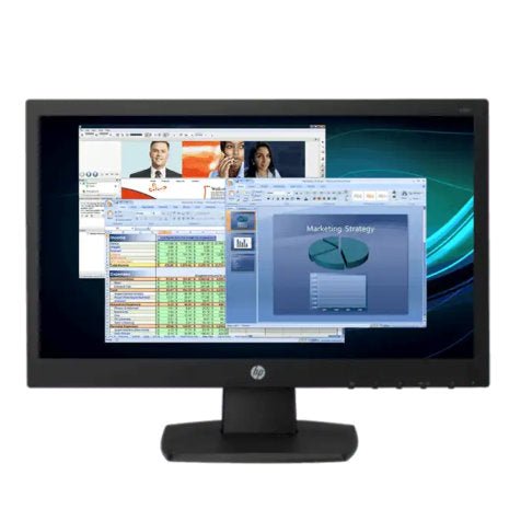 HP V197, 18.5" non - touch, LED Monitor , Black - CompuGhana
