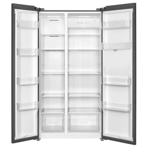 TCL SIDE BY SIDE 608L P650SBN FRIDGE - SILVER