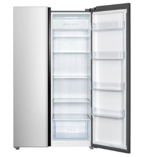 TCL SIDE BY SIDE 608L P650SBN FRIDGE - SILVER