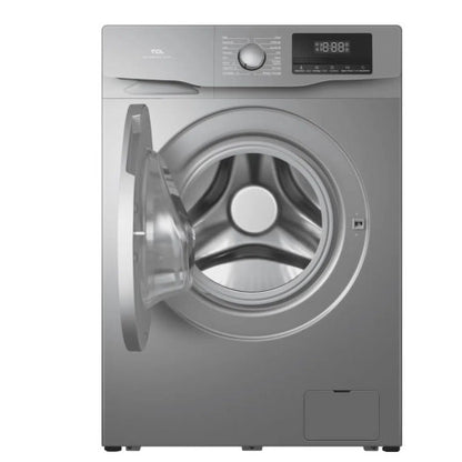 TCL 11KG FRONT LOAD WASHING MACHINE SILVER