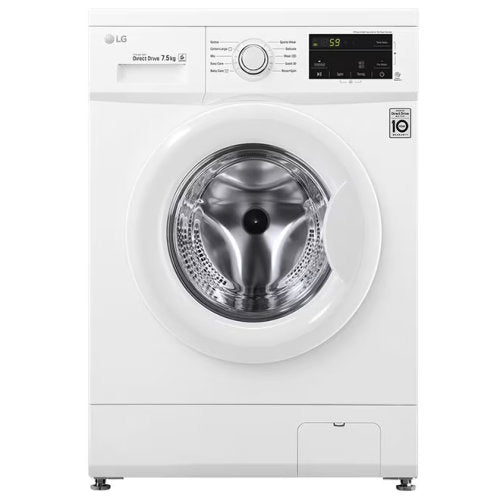 LG 7kg Front Load , Inverter Direct Drive Motor, 6 Motion DD, Smart Diagnosis Washing Machine, White
