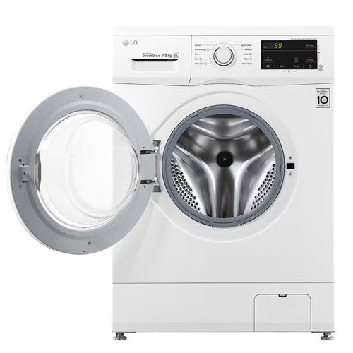 LG 7kg Front Load , Inverter Direct Drive Motor, 6 Motion DD, Smart Diagnosis Washing Machine, White