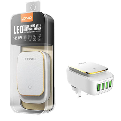 LDNIO TOUCH LAMP WITH USB PORT  TYPE C CHARGER A4405