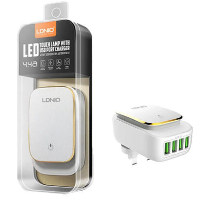LDNIO TOUCH LAMP WITH USB PORT  TYPE C CHARGER A4405