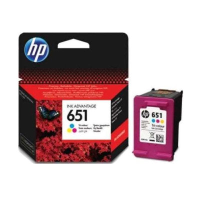 Original HP 651 Ink Advantage Catridge Tri-Color (C2P11AE)