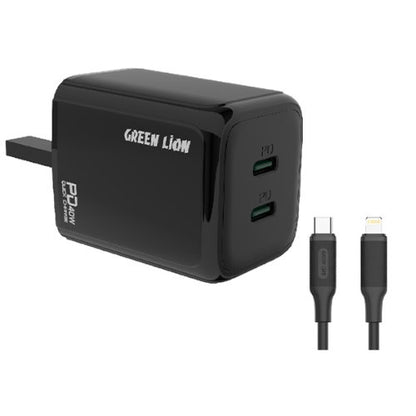 GREEN LION DUAL PORT USB - C 40W WALL CHARGER - CompuGhana
