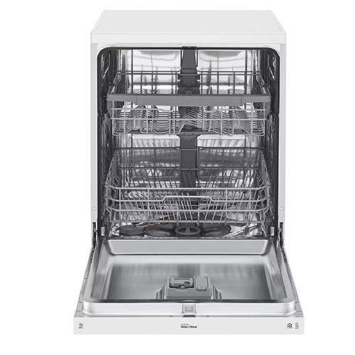 LG QuadWash™ Dishwasher, 14 Place Settings, EasyRack™ Plus, Inverter Direct Drive, ThinQ, White color