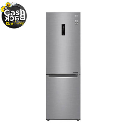 LG  374L BOTTOM FREEZER REFIGERATOR - SILVER