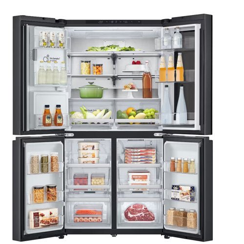 LG FRIDGE INSTAVIEW 671L ESSENCE BLACK STEEL FRIDGE - CompuGhana