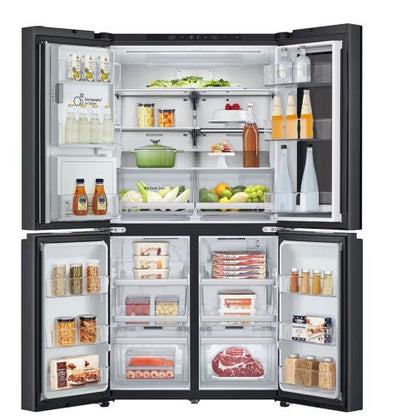 LG FRIDGE INSTAVIEW 671L ESSENCE BLACK STEEL FRIDGE - CompuGhana